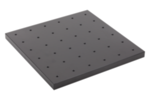 Baseplates aluminium with tapped holes