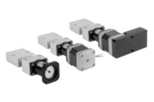 Positioniertische kurz mit elektrischem Antrieb koaxial